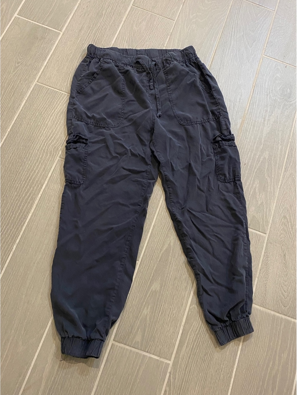Thread + Supply Black Cargo Jogger Pants Medium